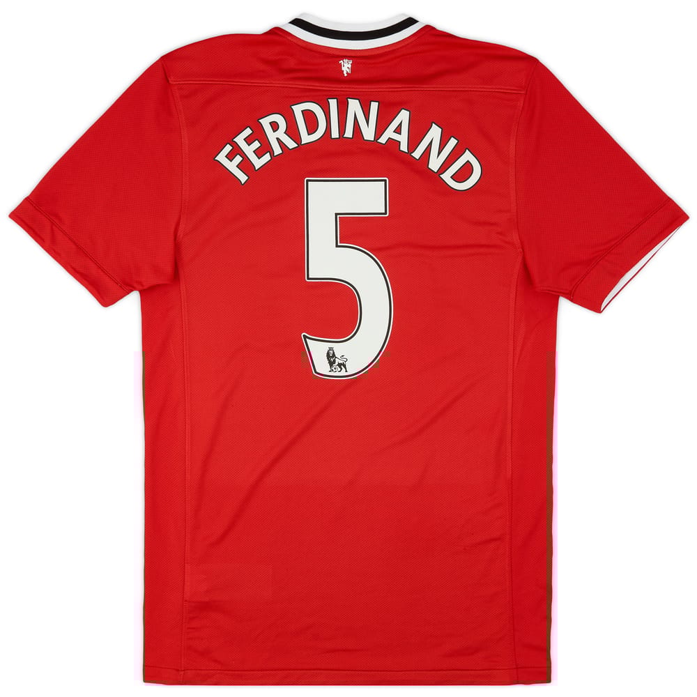 2011-12 Manchester United Home Shirt Ferdinand #5 - 8/10 - (S)