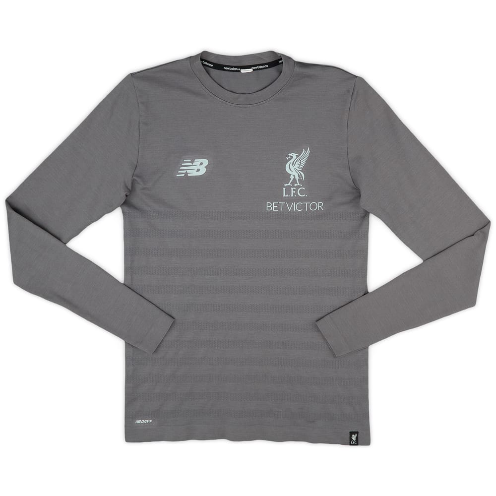 2018-19 Liverpool New Balance Training L/S Shirt - 9/10 - (S)