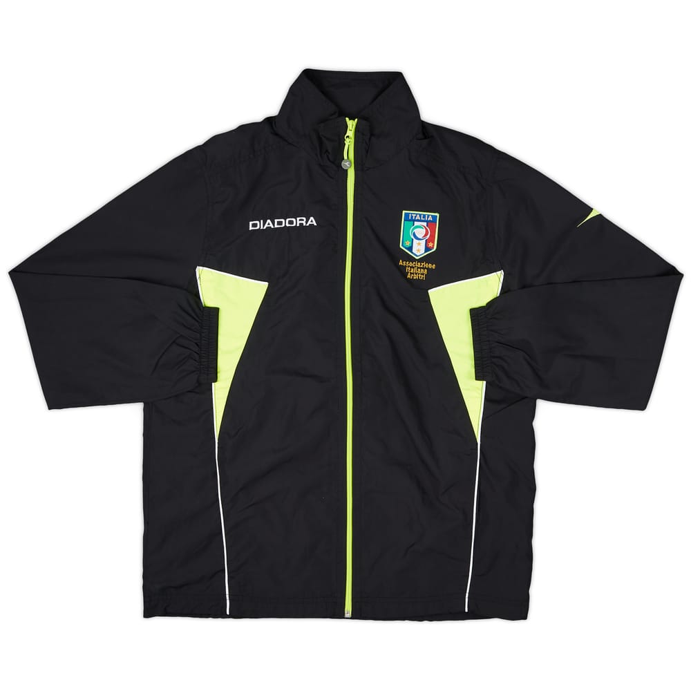 2007-08 Italy Diadora Referee Track Jacket - 8/10 - (S)