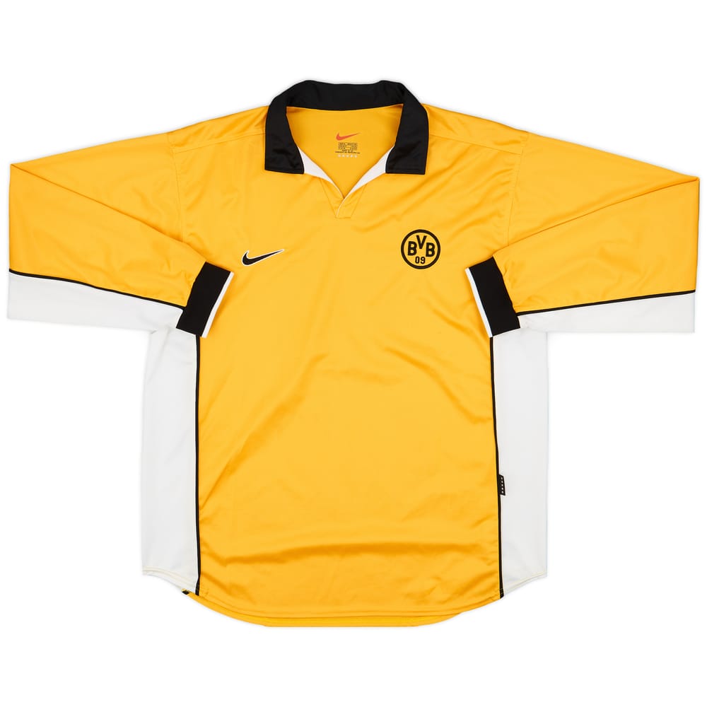 1998-00 Borussia Dortmund Player Issue Home L/S Shirt - 8/10 - (XL)