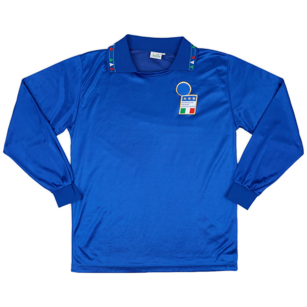 1992-93 Italy Home L/S Shirt - 8/10 - (M)