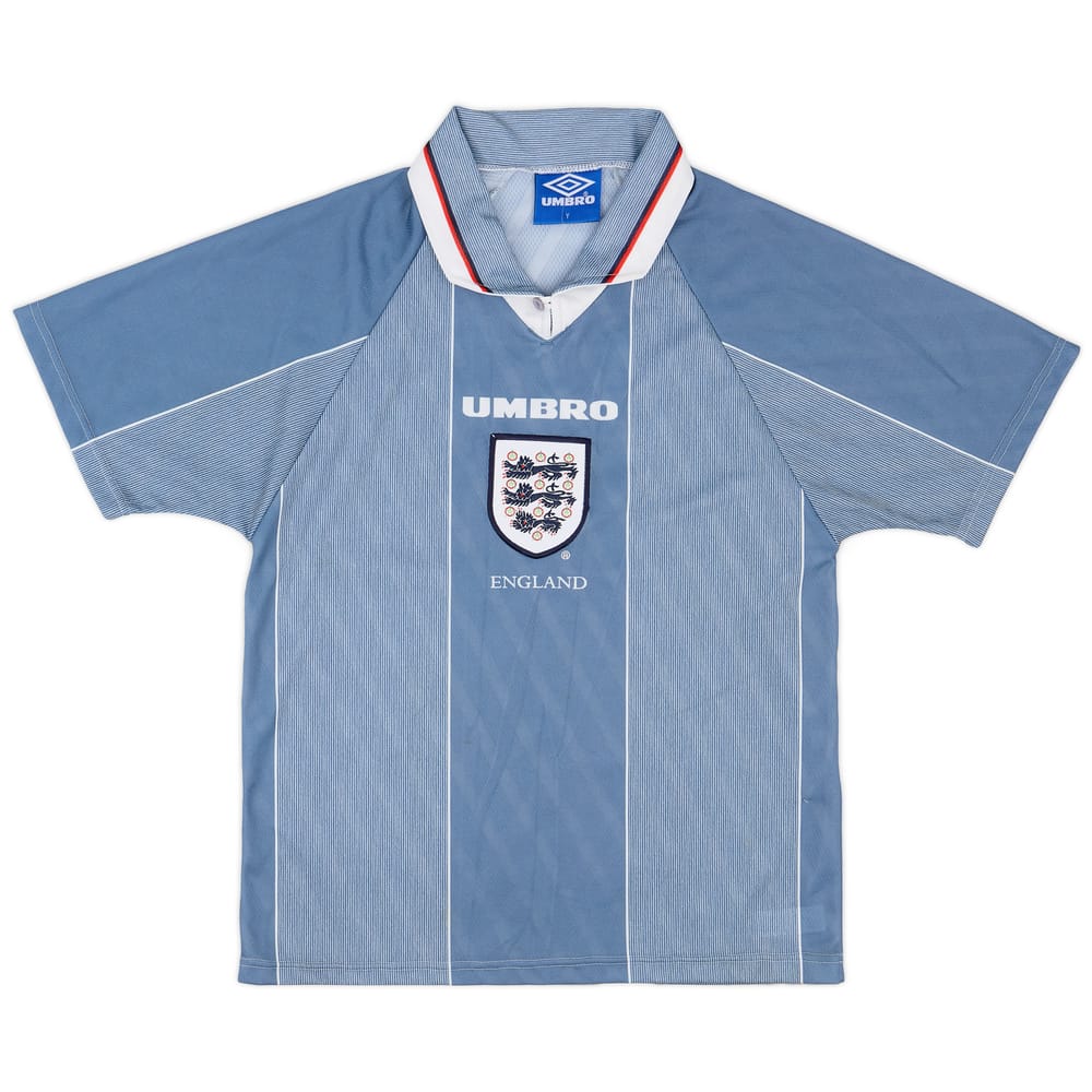 1996-97 England Away Shirt - 9/10 - (Y)