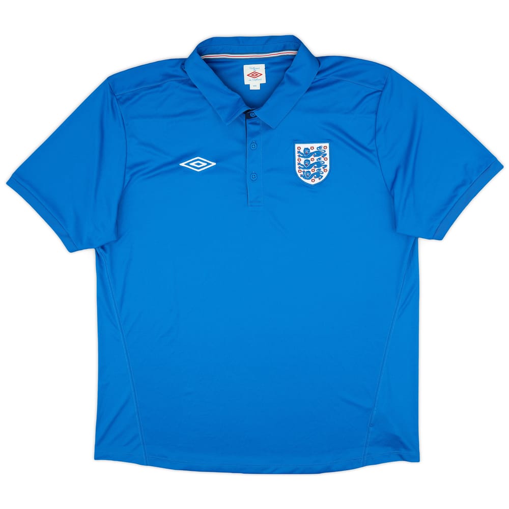 2009-10 England Umbro Polo Shirt - 9/10 - (XXL)