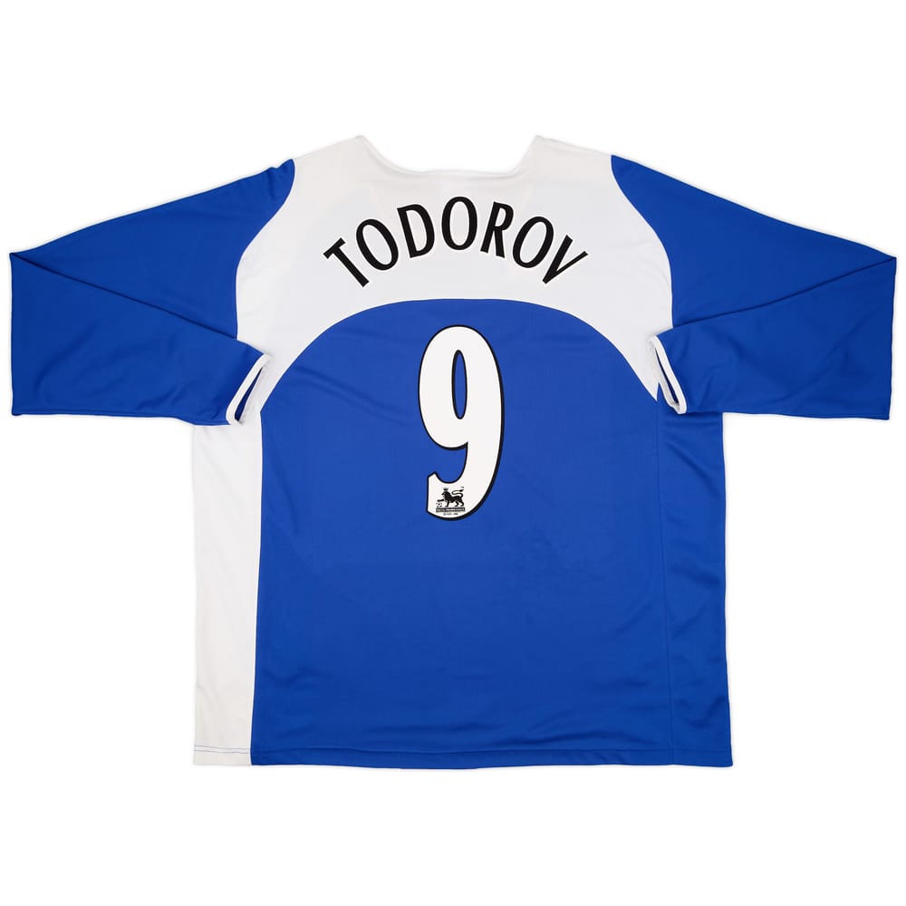2005-06 Portsmouth Home Shirt Todorov #9 - 9/10 - (XXL)