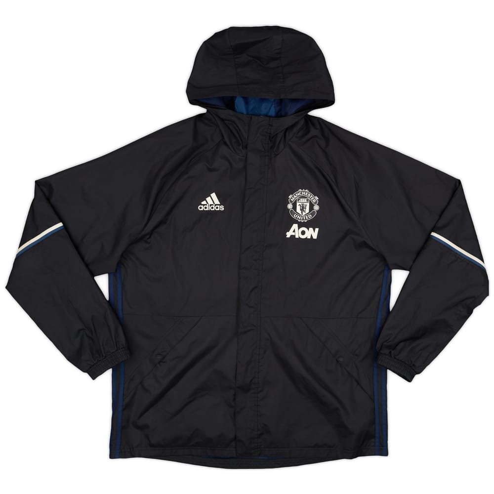 2016-17 Manchester United adidas Rain Jacket - 8/10 - (XL)
