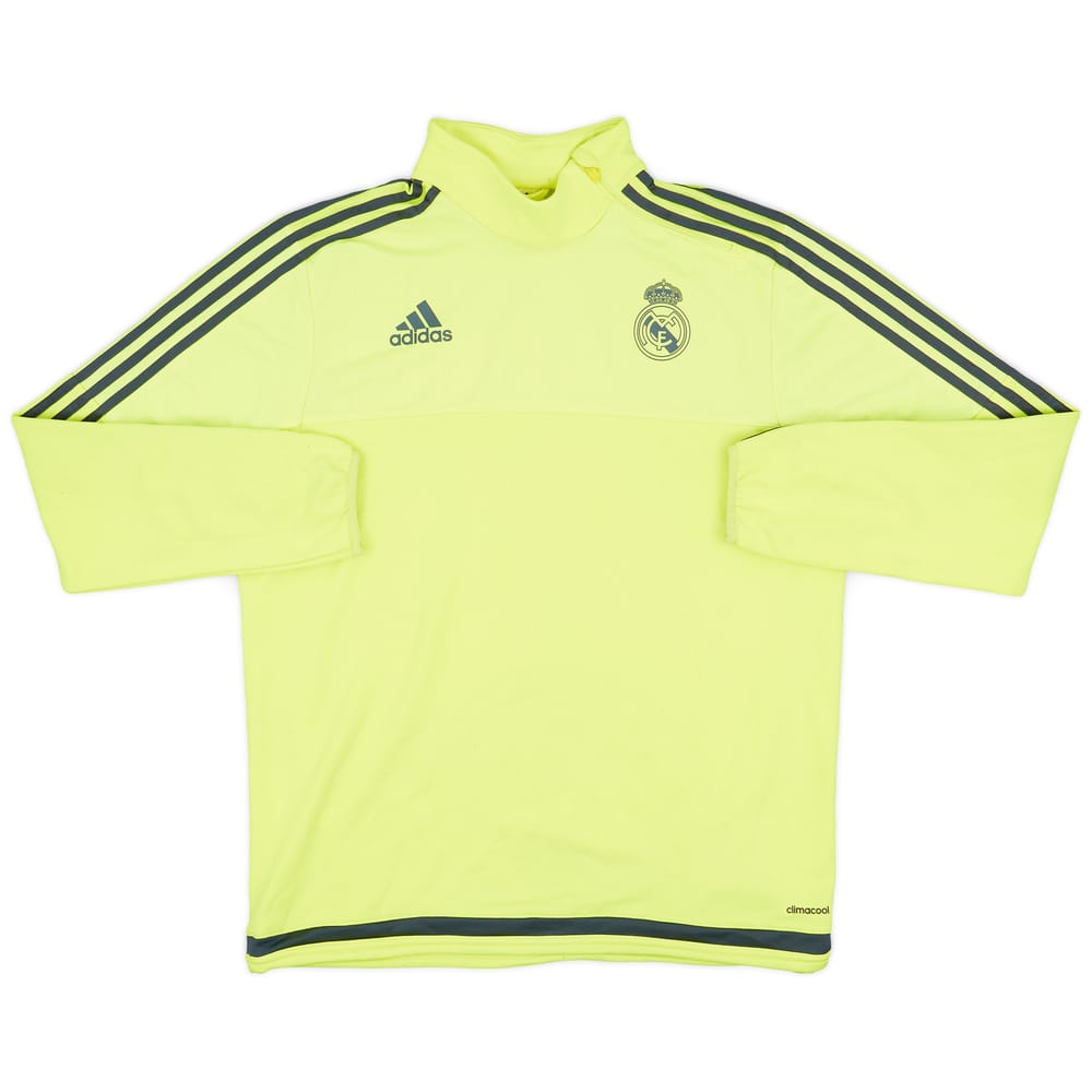 2015-16 Real Madrid adidas 1/4 Zip Drill Top - 8/10 - (L)