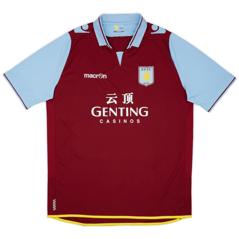 2012-13 Aston Villa Home Shirt - 7/10 - (4XL)