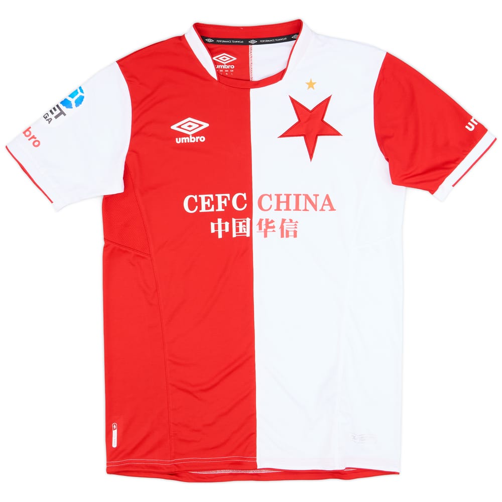 2017-18 Slavia Prague Home - 9/10 - (L)