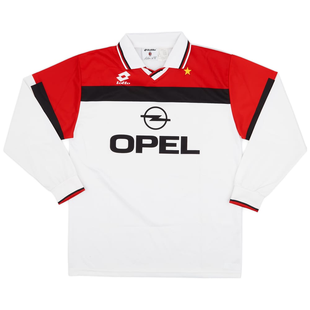 1994-95 AC Milan Away L/S Shirt - 8/10 - (L)