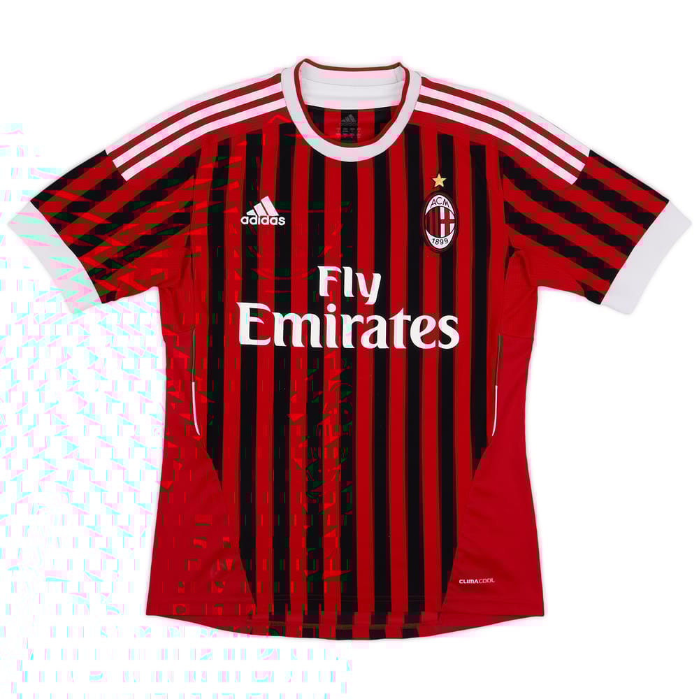 2011-12 AC Milan Home Shirt - 7/10 - (S)