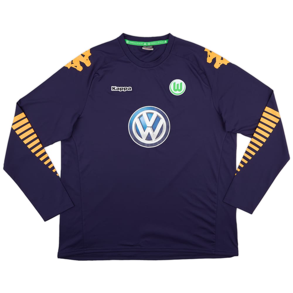 2014-15 Wolfsburg Kappa Training L/S Shirt - 9/10 - (3XL)