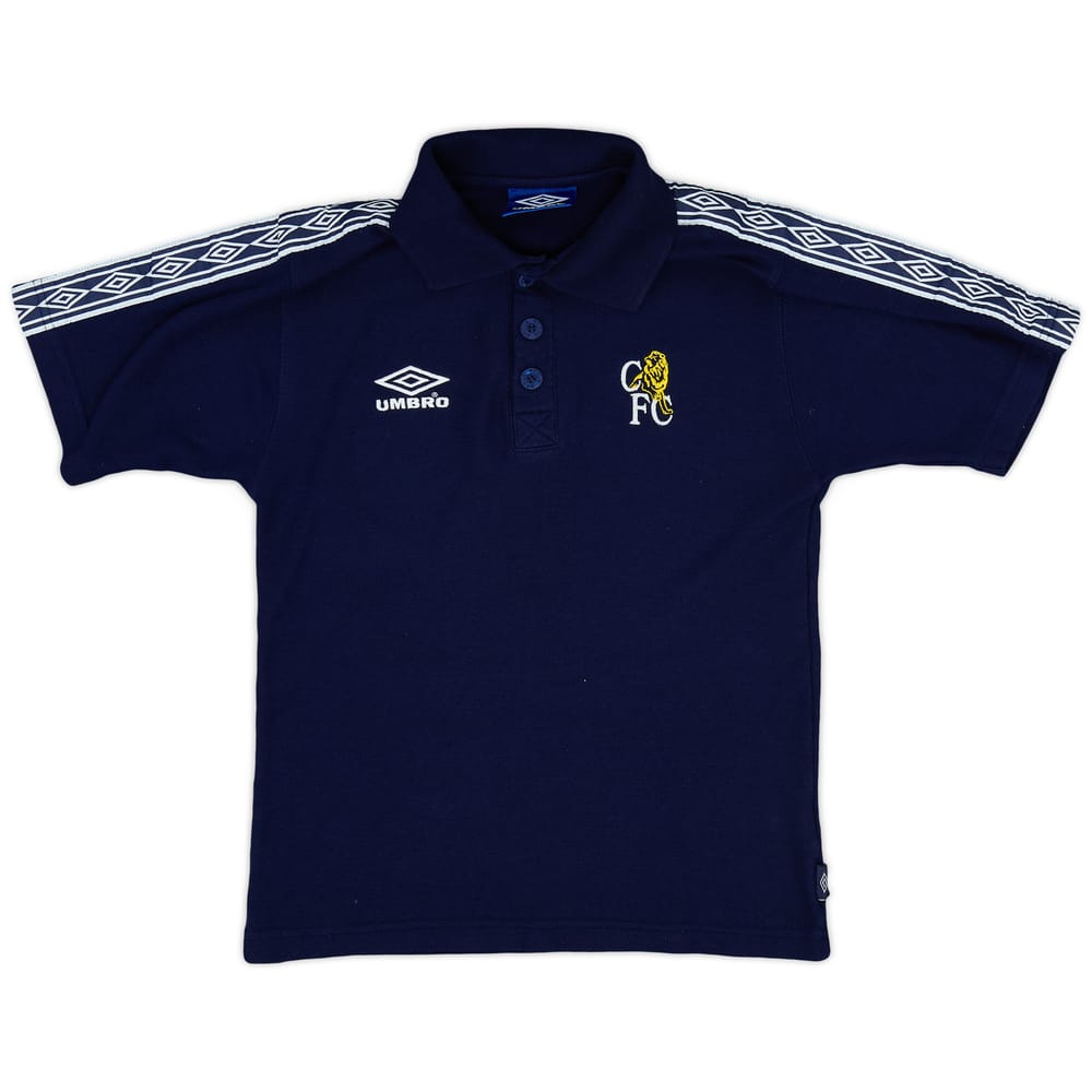 1998-99 Chelsea Umbro Polo Shirt - 9/10 - (M.Boys)