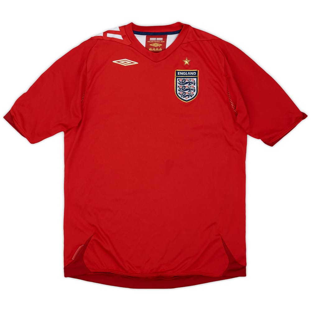 2006-08 England Away Shirt - 8/10 - (XL.Boys)
