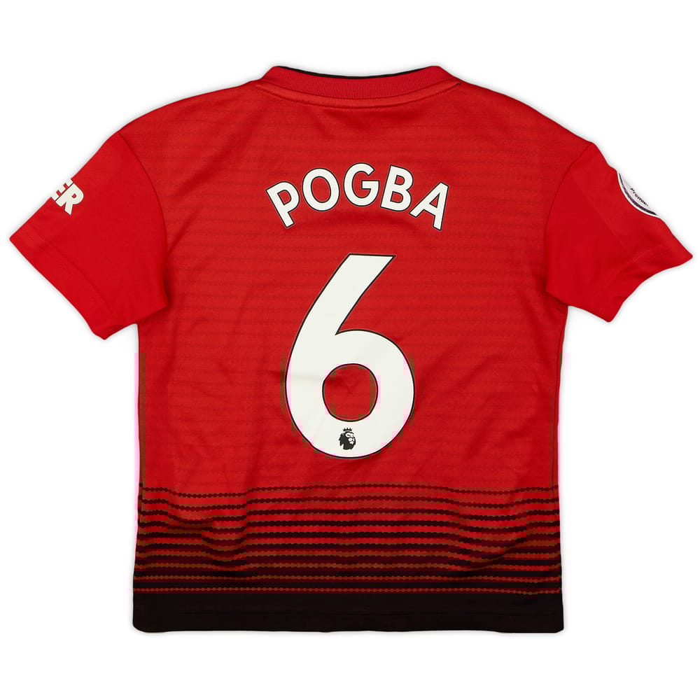2018-19 Manchester United Home Shirt Pogba #6 - 8/10 - (5-6 Years)