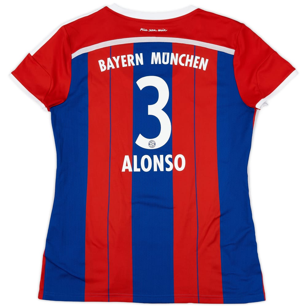 2014-15 Bayern Munich Home Shirt Alonso #3 - 10/10 - (Women's XL)