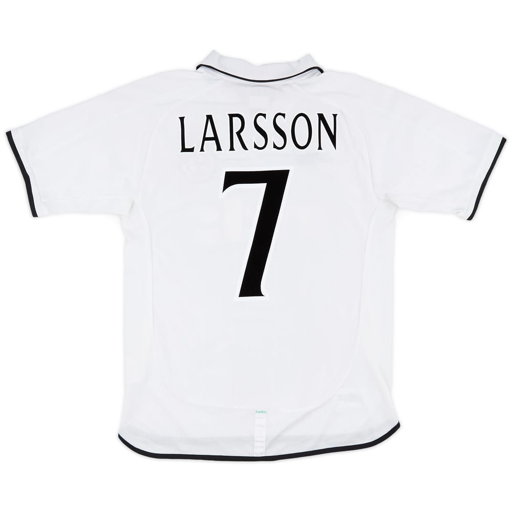 2001-02 Celtic Away Shirt Larsson #7 - 7/10 - (M)