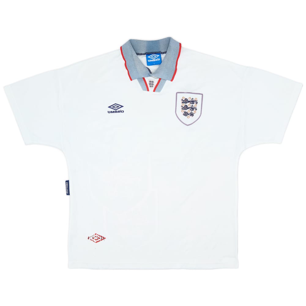 1993-95 England Home Shirt - 6/10 - (L)