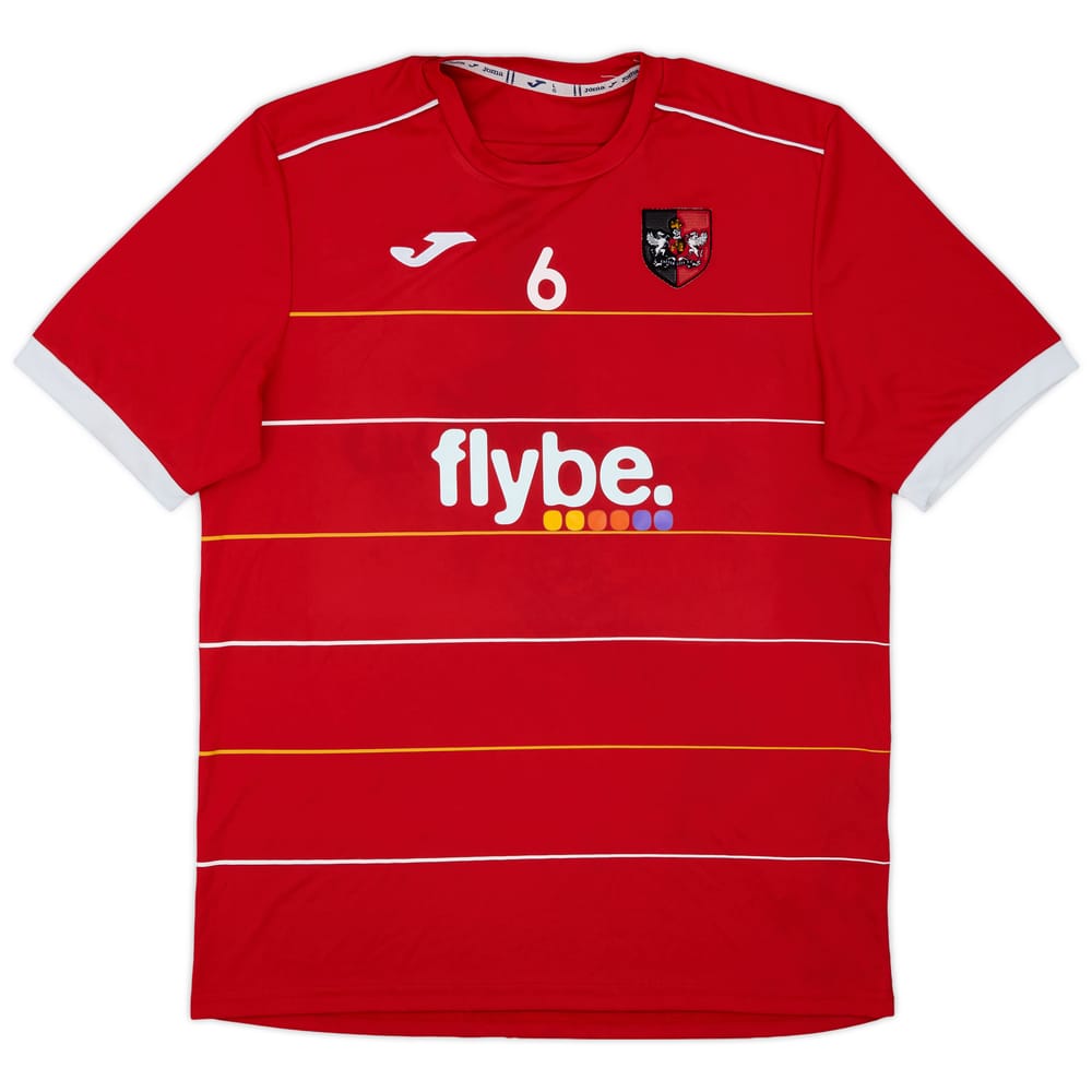 2018-19 Exeter City Joma Player Issue Training Shirt #6 - 9/10 - (L)