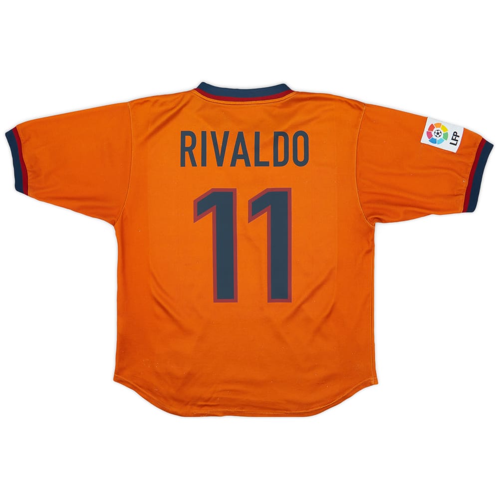 1998-00 Barcelona Third Shirt Rivaldo #11 - 5/10 - (M)