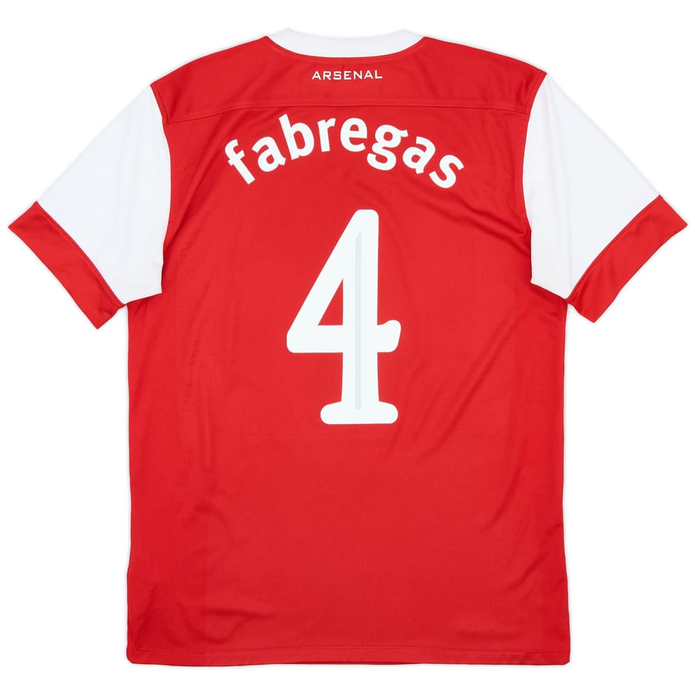 2010-11 Arsenal Home Shirt Fabregas #4 - 6/10 - (M)
