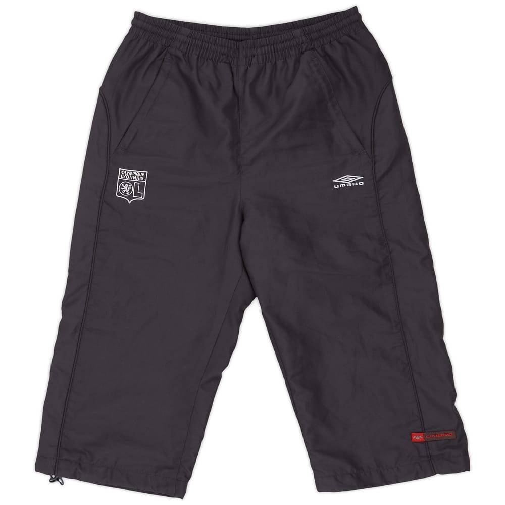 2004-05 Lyon Umbro Training 3/4 Shorts - 9/10 - (XL.Boys)