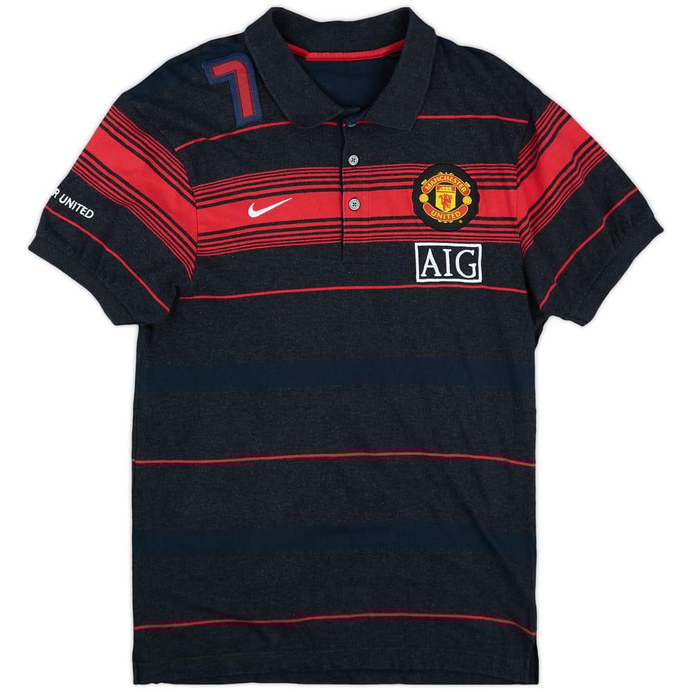 2009-10 Manchester United Nike Polo Shirt - 7/10 - (M)