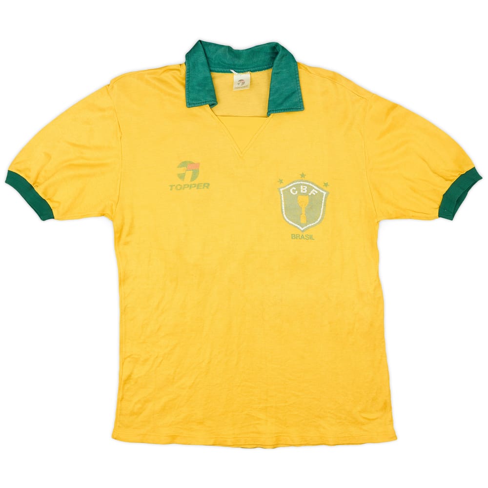 1990 Brazil Home Shirt #23 - 5/10 - (M)