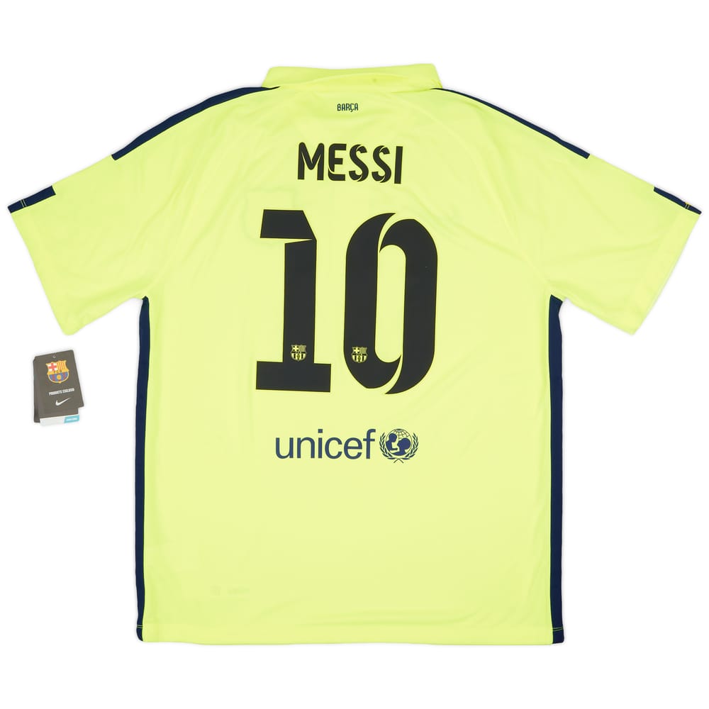 2014-15 Barcelona Third Shirt Messi #10 (XL)