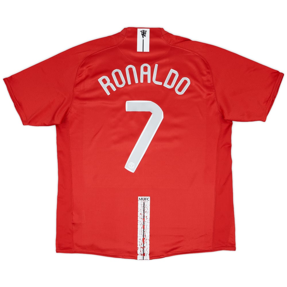 2007-09 Manchester United Home Shirt Ronaldo #7 - 5/10 - (XL)