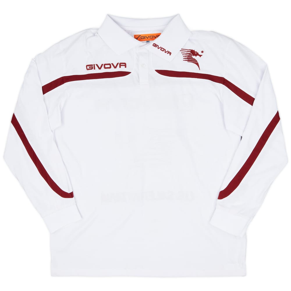 2016-17 Salernitana Givova Polo L/S Shirt - 8/10 - (XL)