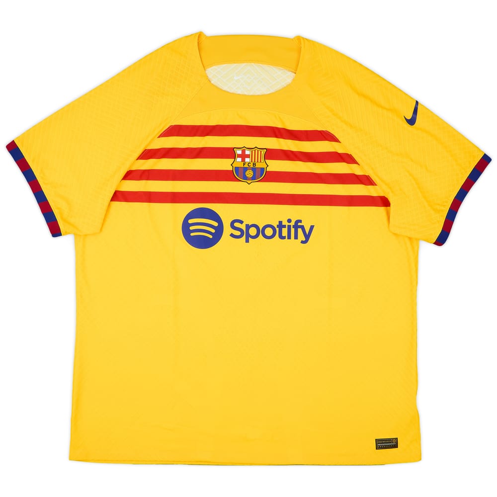 2022-23 Barcelona Authentic Fourth Shirt - 7/10 - (XXL)