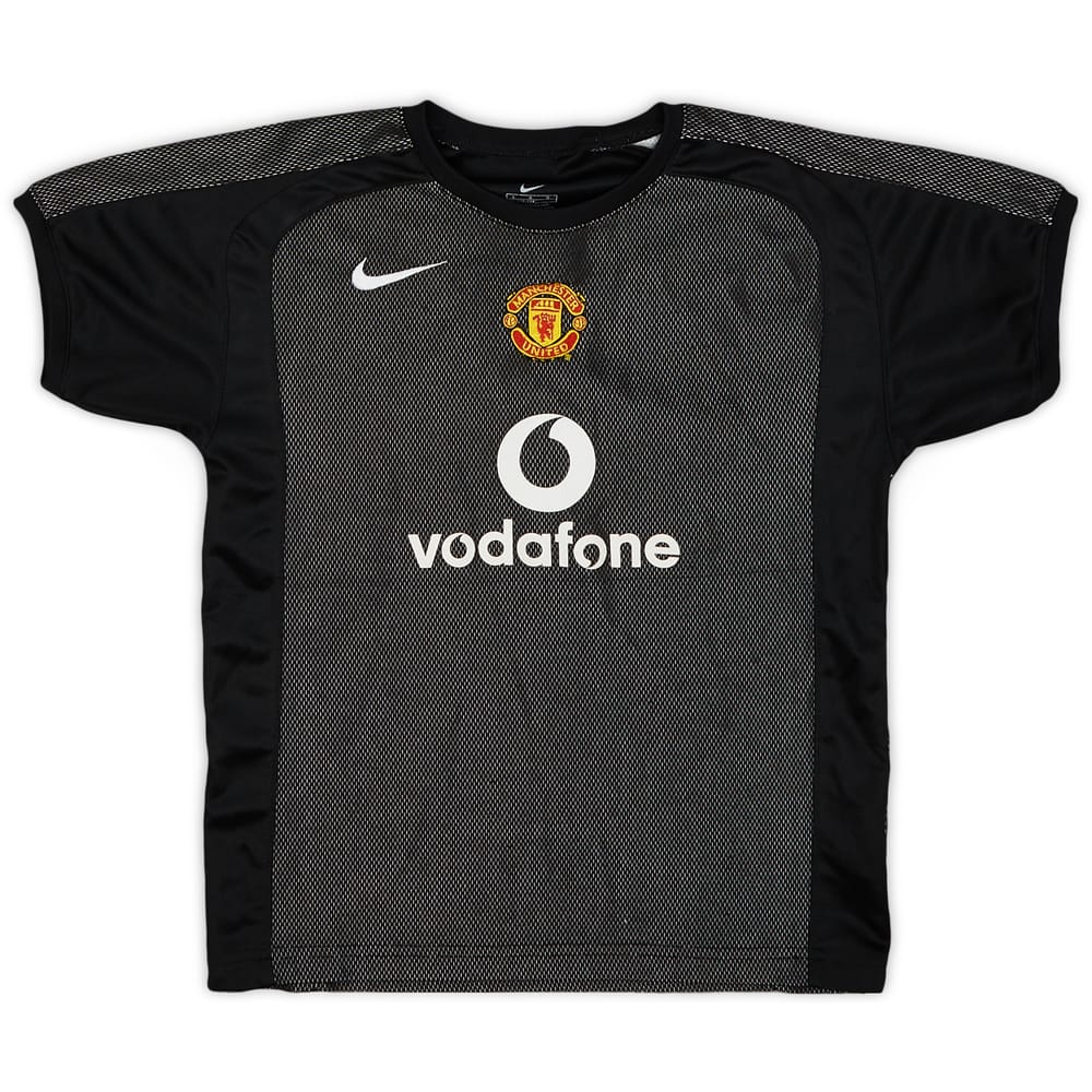 2004-05 Manchester United GK S/S Shirt - 8/10 - (7-8 Years)