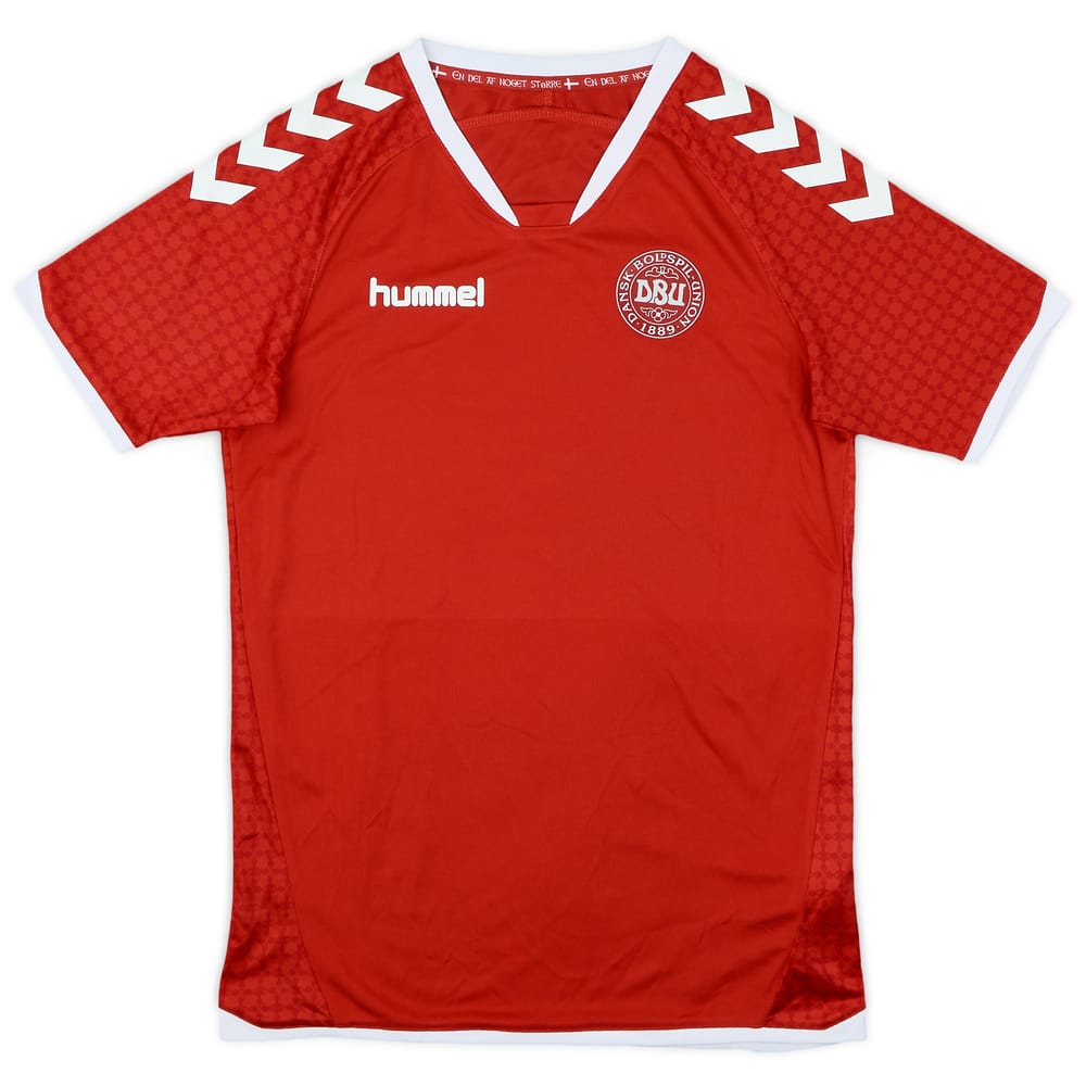 2020-21 Denmark Hummel Training Shirt - 9/10 - (XL.Boys)