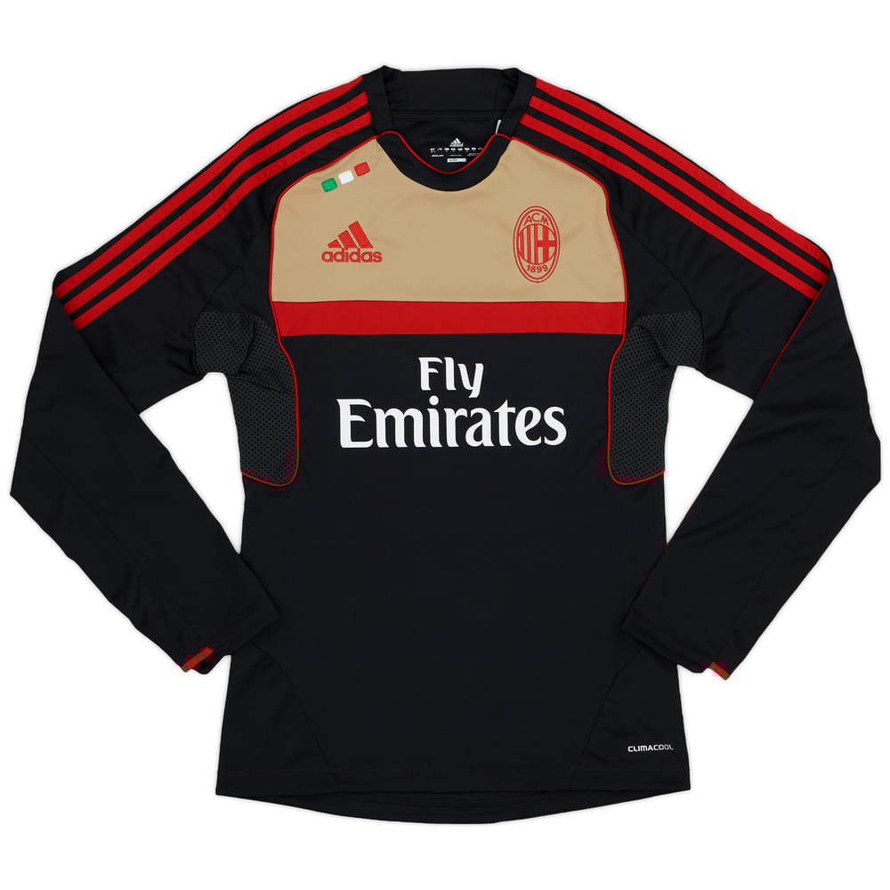 2011-12 AC Milan adidas Training L/S Shirt - 9/10 - (S)