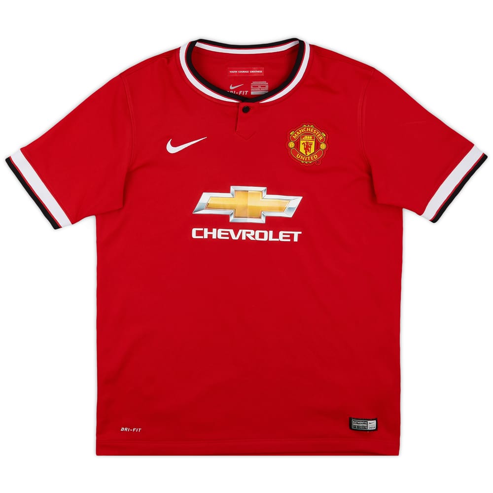 2014-15 Manchester United Home Shirt - 8/10 - (XL.Boys)