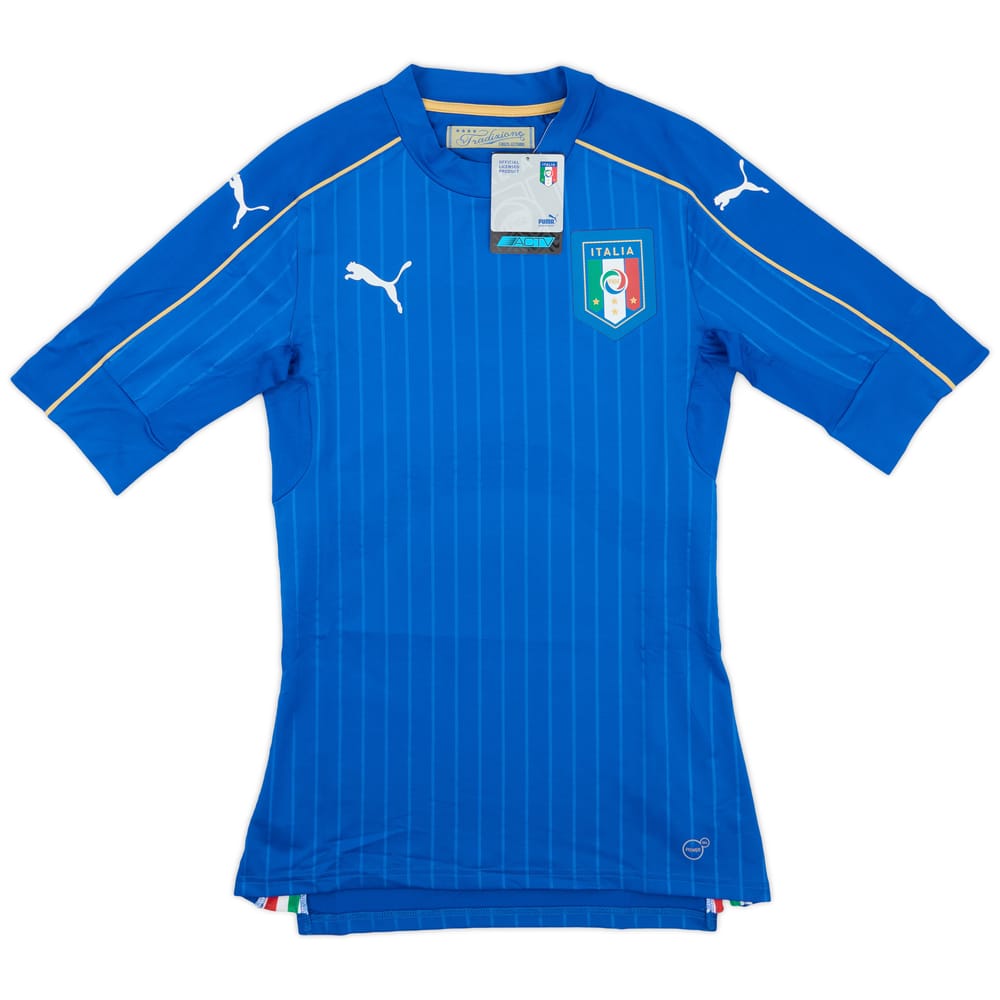 2016-17 Italy Player Issue (ACTV Fit) Home Shirt - 10/10 - (M)