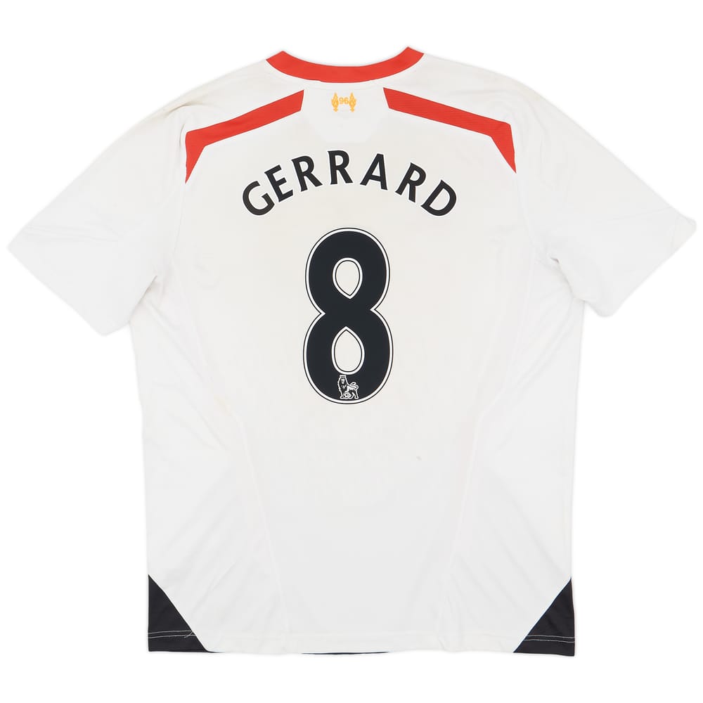 2013-14 Liverpool Away Shirt Gerrard #8 - 5/10 - (XL)