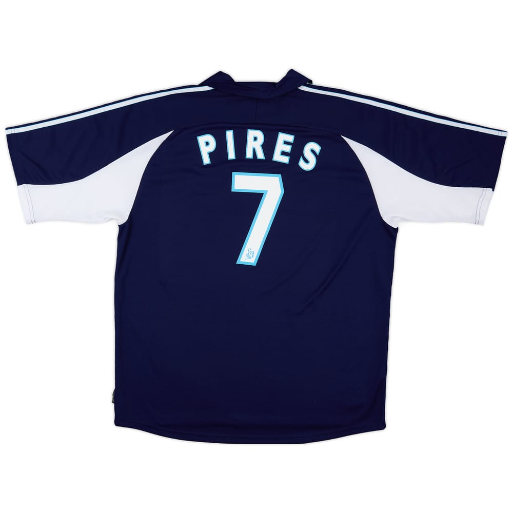 1999-00 Olympique Marseille Away Shirt Pires #7 - 8/10 - (XL)