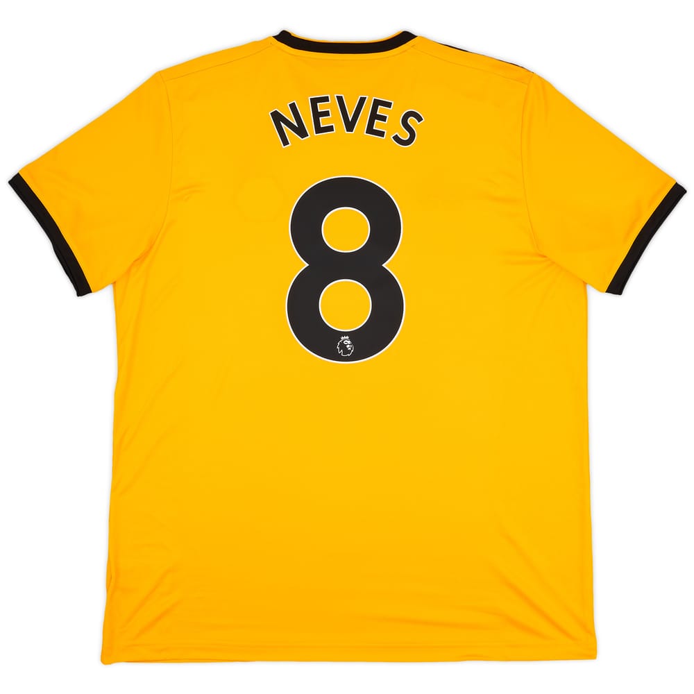 2018-19 Wolves Home Shirt Neves #8 - 8/10 - (XL)