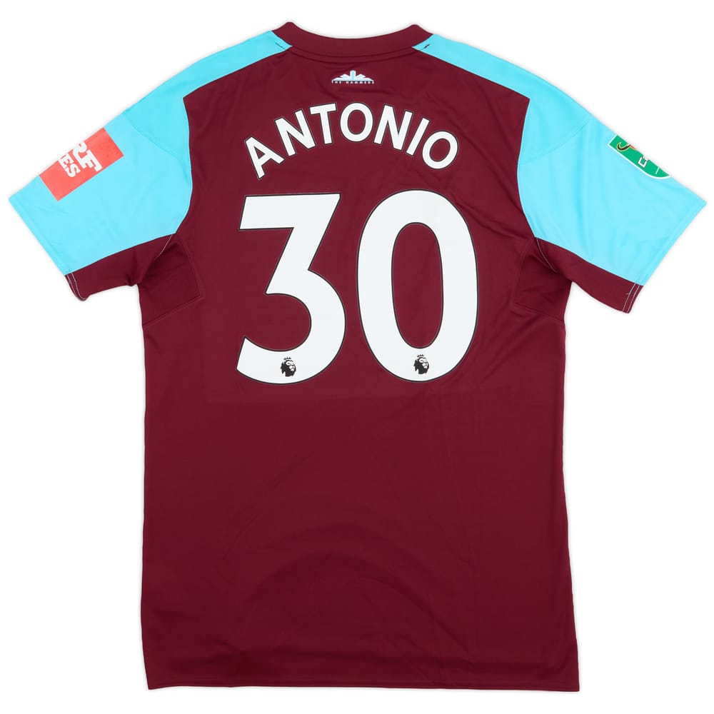 2017-18 West Ham Match Issue EFL Cup Home Shirt Antonio #30