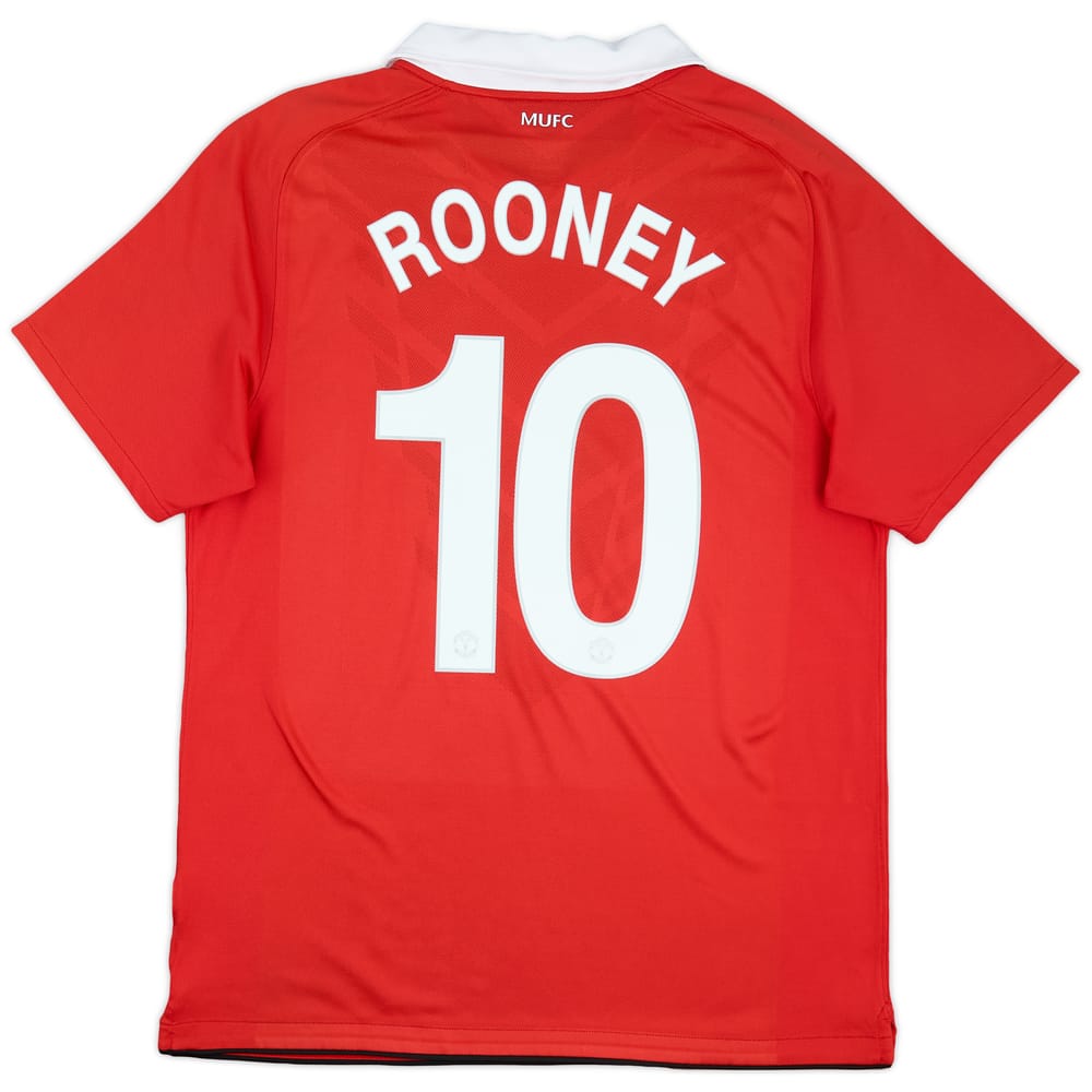 2010-11 Manchester United Home Shirt Rooney #10 - 5/10 - (L)