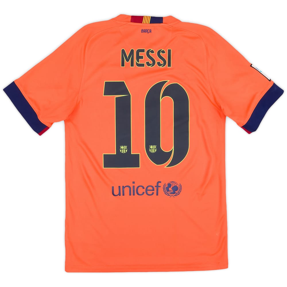 2014-15 Barcelona Away Shirt Messi #10 - 7/10 - (S)