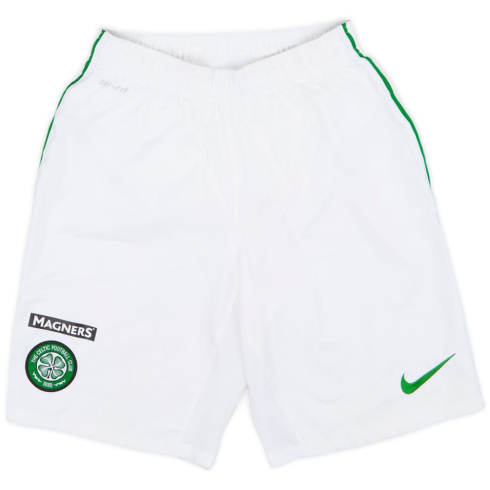 2013-15 Celtic Home Shorts - 8/10 - (S)