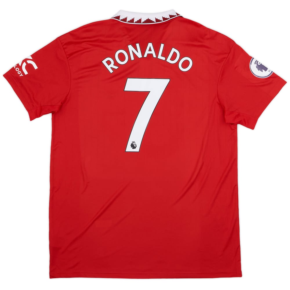 2022-23 Manchester United Home Shirt Ronaldo #7 - 8/10 - (XL)