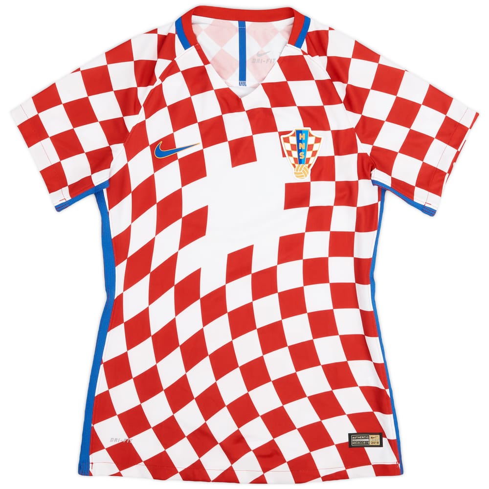2016-18 Croatia Women's Player Issue Home Shirt - 9/10 - (Women's S)