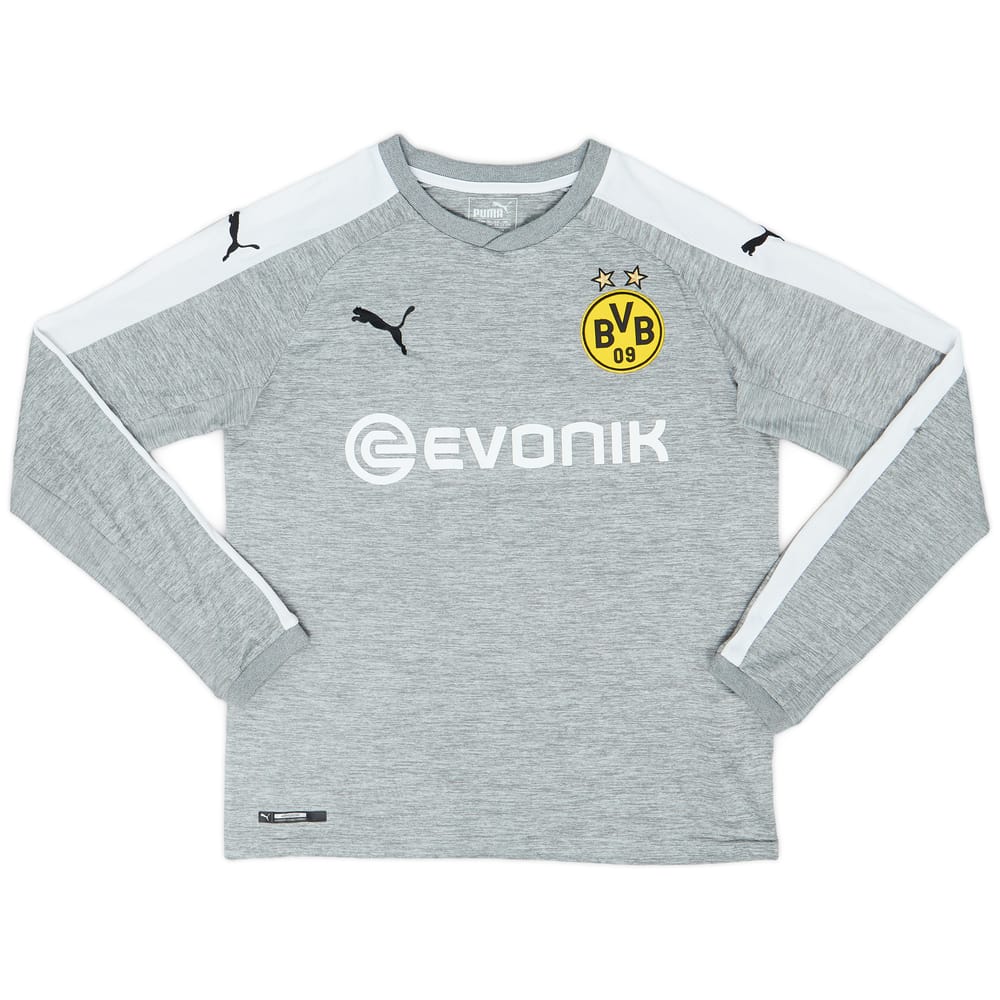 2017-18 Borussia Dortmund Third L/S Shirt - 9/10 - (L.Boys)