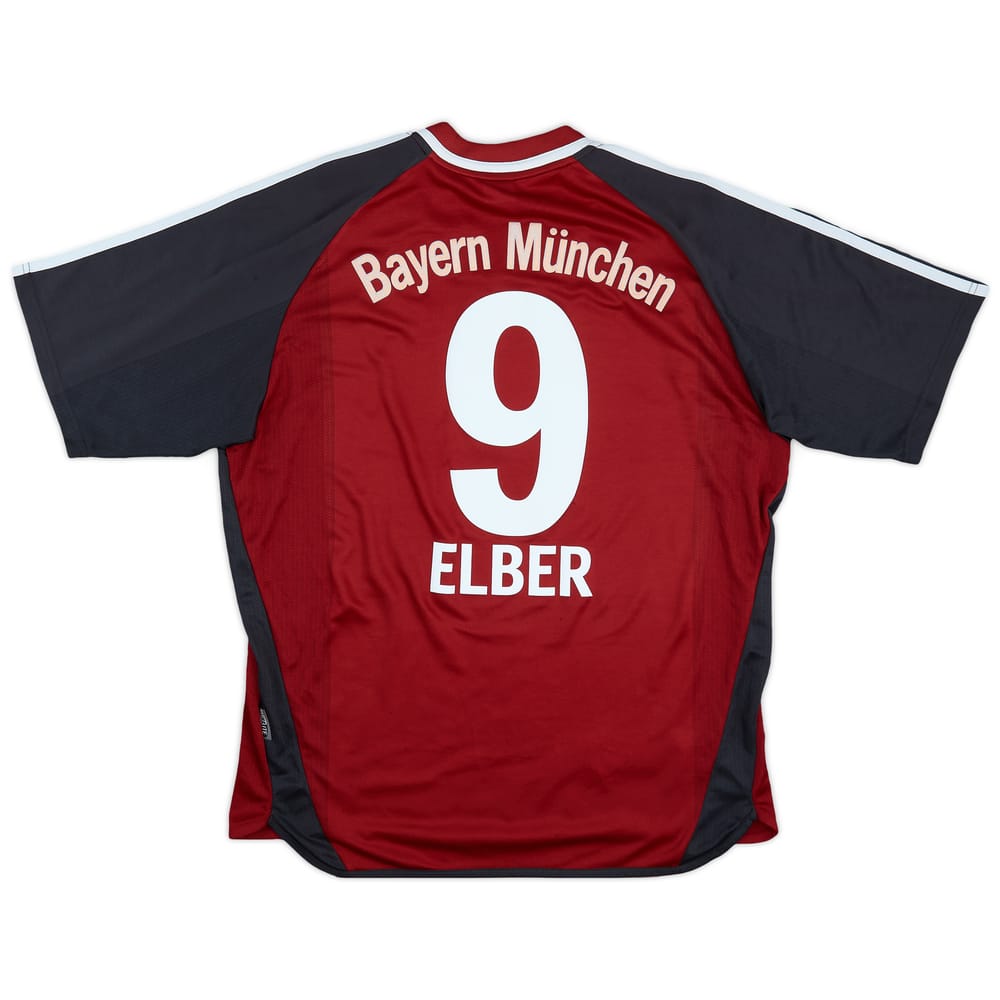 2002-03 Bayern Munich Home Shirt Elber #9 - 6/10 - (L)