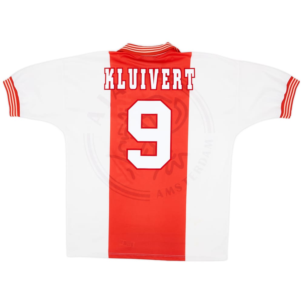 1996-97 Ajax Home Shirt Kluivert #9 - 6/10 - (XL)