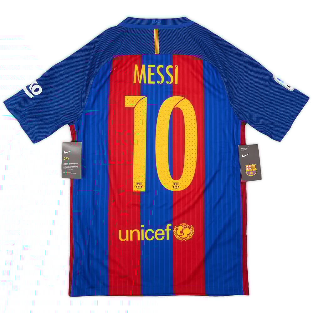2016-17 Barcelona Home Shirt Messi #10 (S)