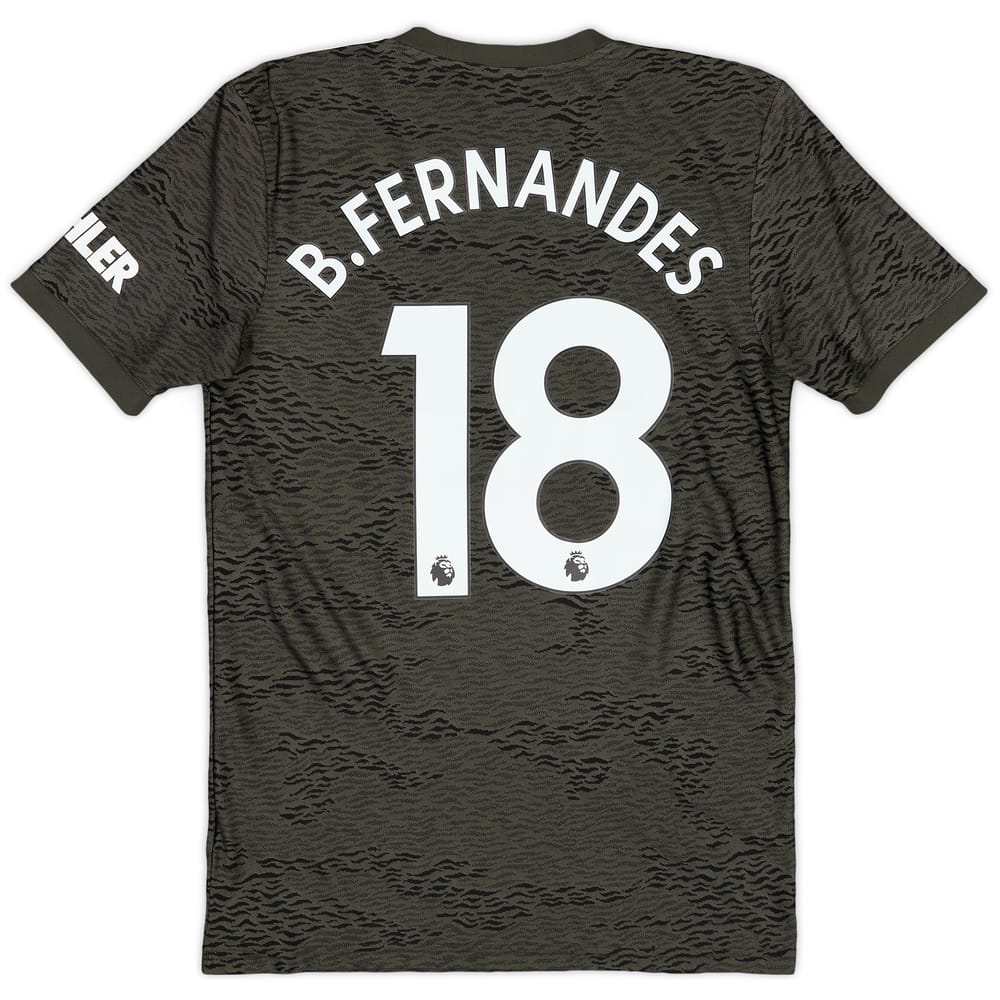 2020-21 Manchester United Away Shirt B.Fernandes #18 - 10/10 - (S)
